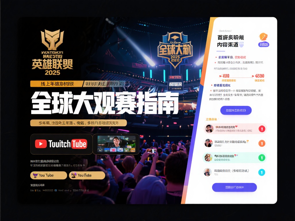 2025年英雄联盟全球总决赛观赛攻略正式公布 今年的英雄联盟2025年全球总决赛观赛指